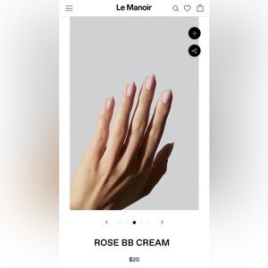 New in Bottle - Rose BB Cream - Gelcare Le Manoir Gel Polish